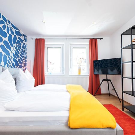 Bunter Hund Apartments - Zentrales Apartment, Parkplatz, Wintergarten, Kinderzimmer Rothenburg ob der Tauber Luaran gambar