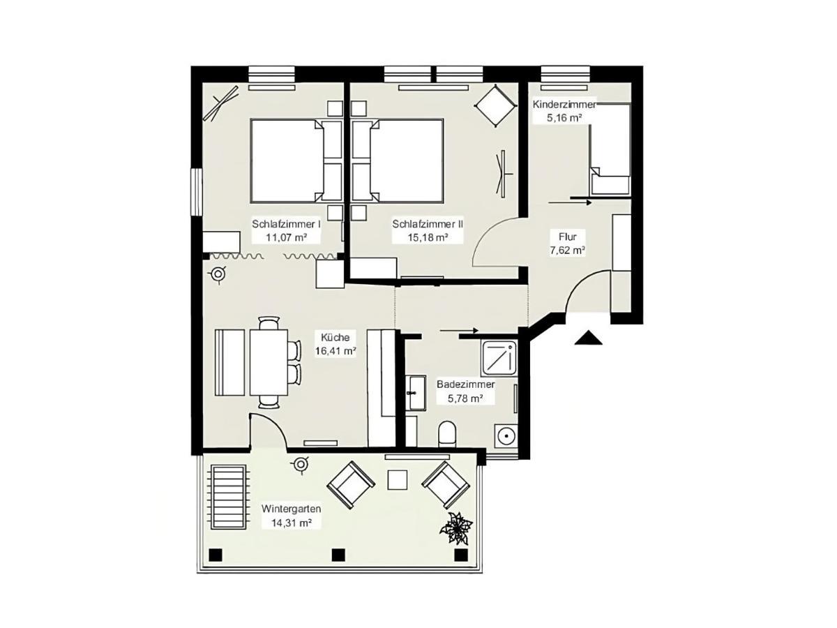 Bunter Hund Apartments - Zentrales Apartment, Parkplatz, Wintergarten, Kinderzimmer Rothenburg ob der Tauber Luaran gambar
